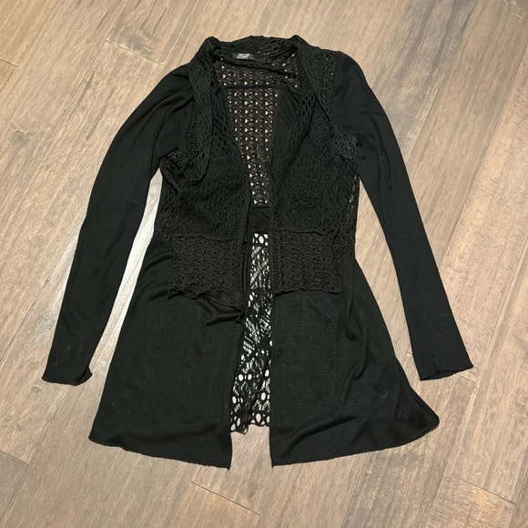 ❤️BKE BOUTIQUE❤️Black Cardigan - Picture 4 of 7